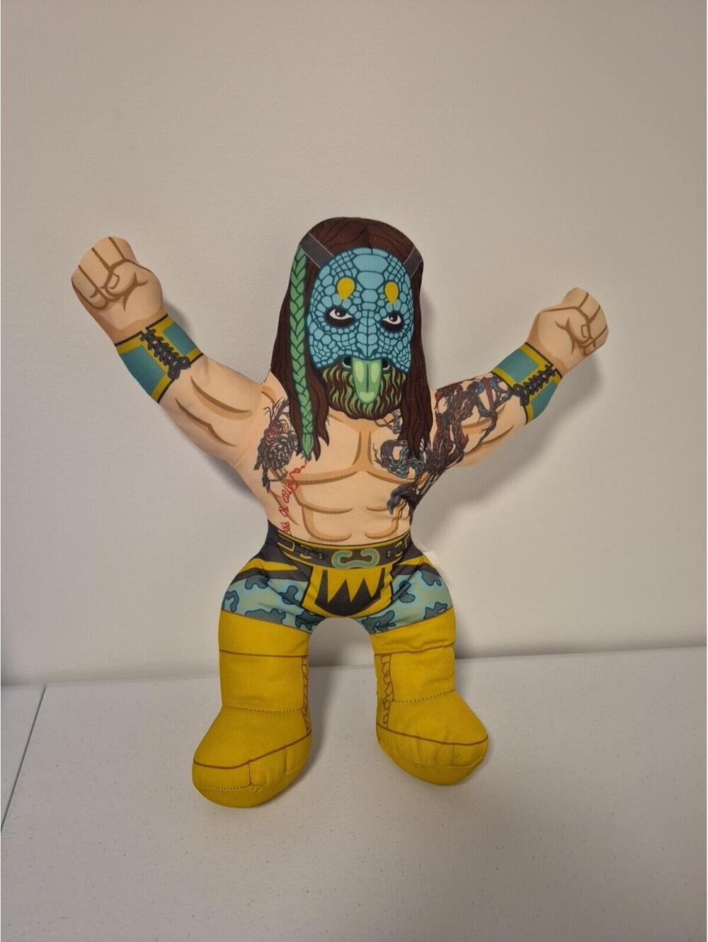 AEW All Elite Wrestling Talking Plush Buddies Luchasaurus 17" Toy Tested Sounds